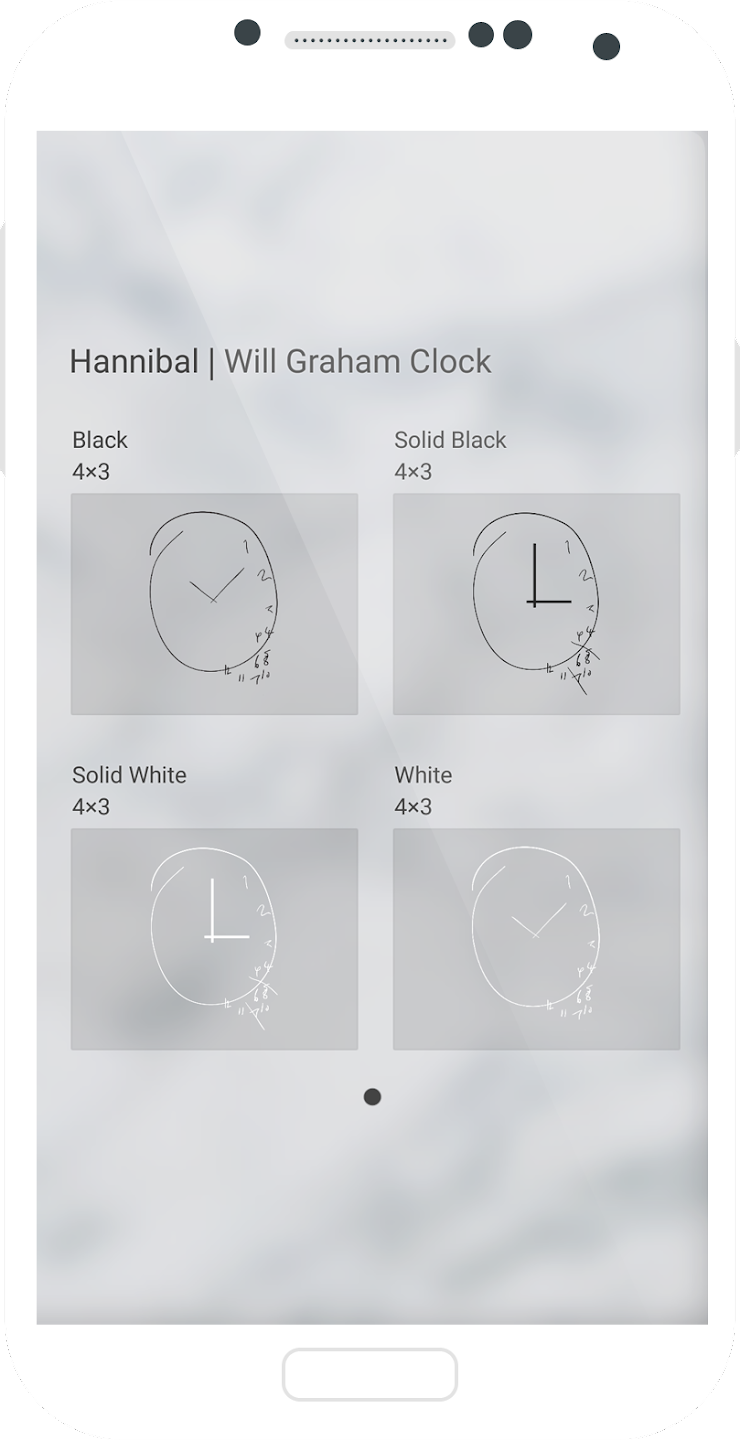 Will Graham Android Clock Widget by Candice Louw